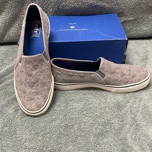 Keds Quilted Gray Slip-On Shoes